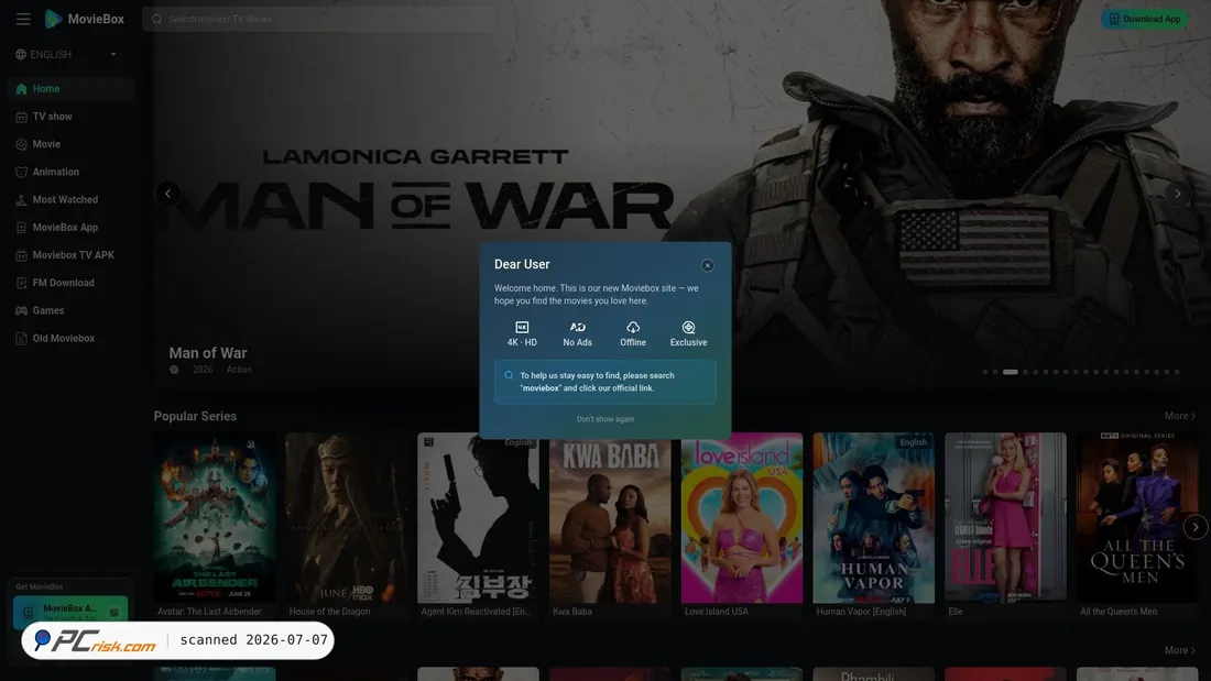 Screenshot of themoviebox.xyz