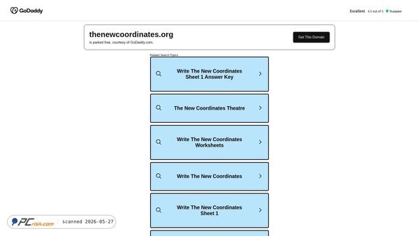 thenewcoordinates.org screenshot