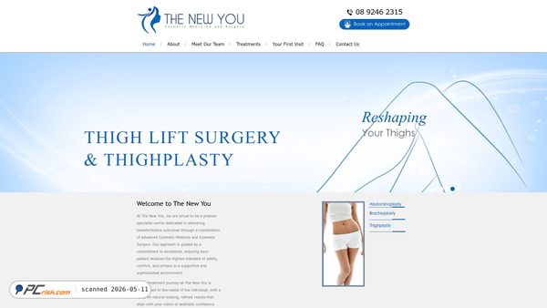 thenewyouclinic.com.au screenshot