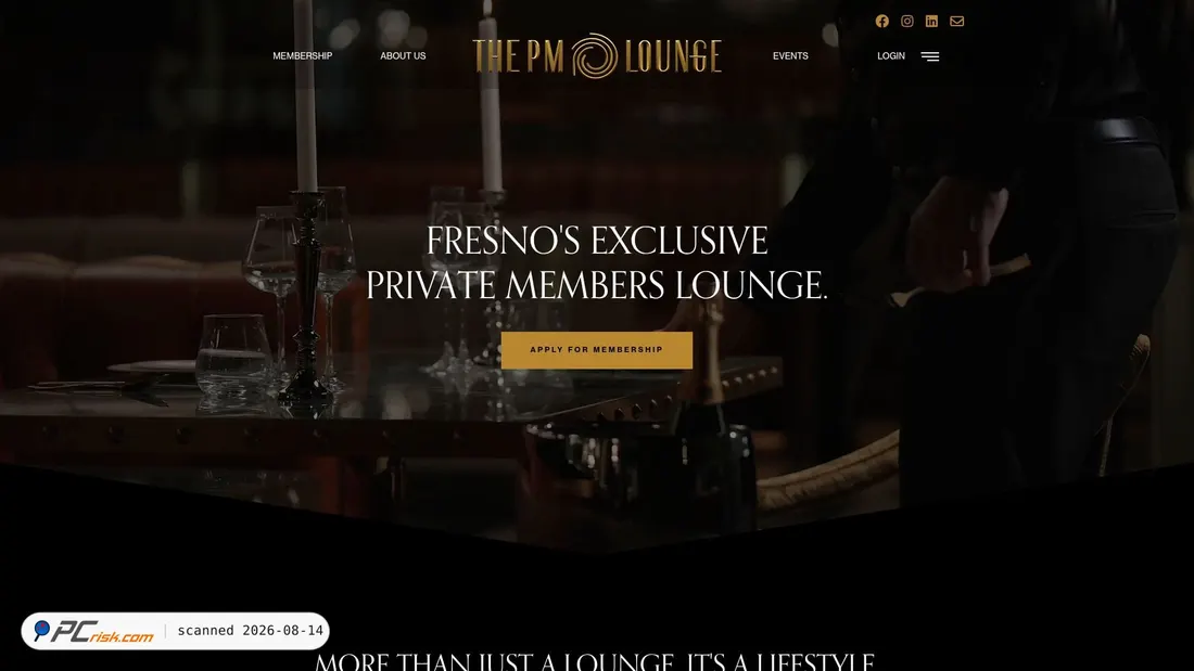 Screenshot of thepmlounge.com