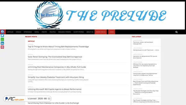 theprelude.com.pk screenshot