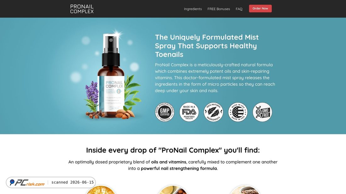 Screenshot di thepronailcomplex.com