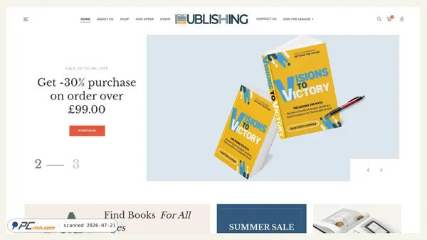 thepublishinghub.co.uk screenshot