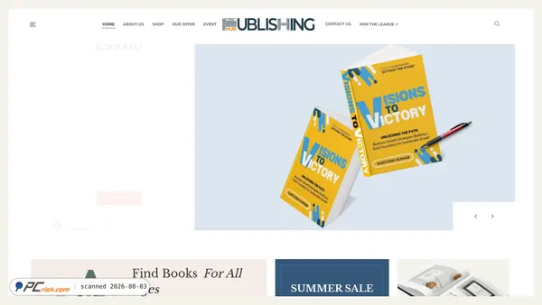 thepublishinghub.co.uk screenshot