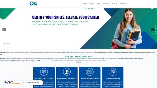 thequalityassurance.com screenshot