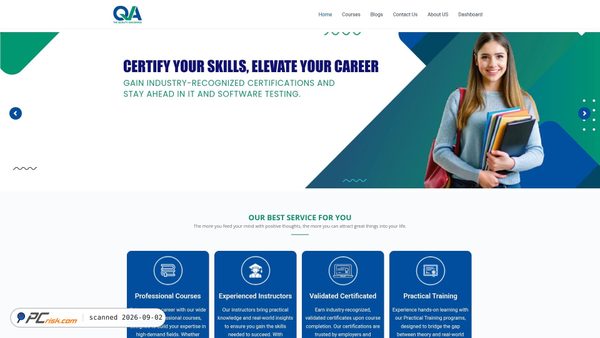 Captura de thequalityassurance.com