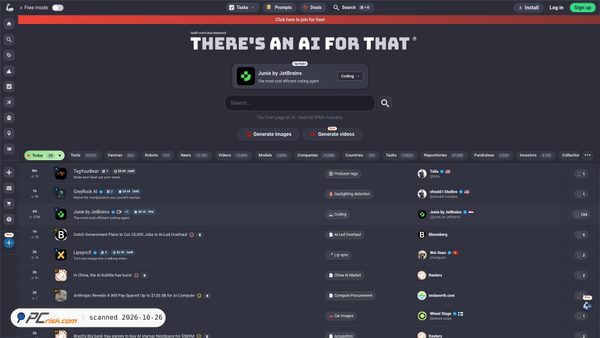theresanaiforthat.com screenshot