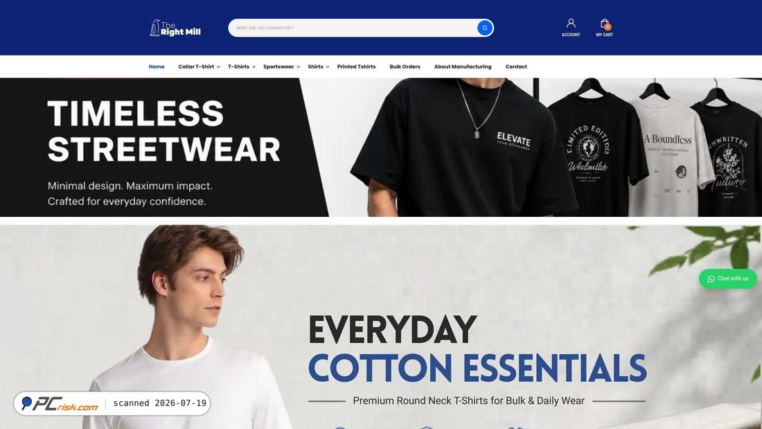 Screenshot of therightmill.com