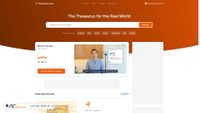 thesaurus.com screenshot