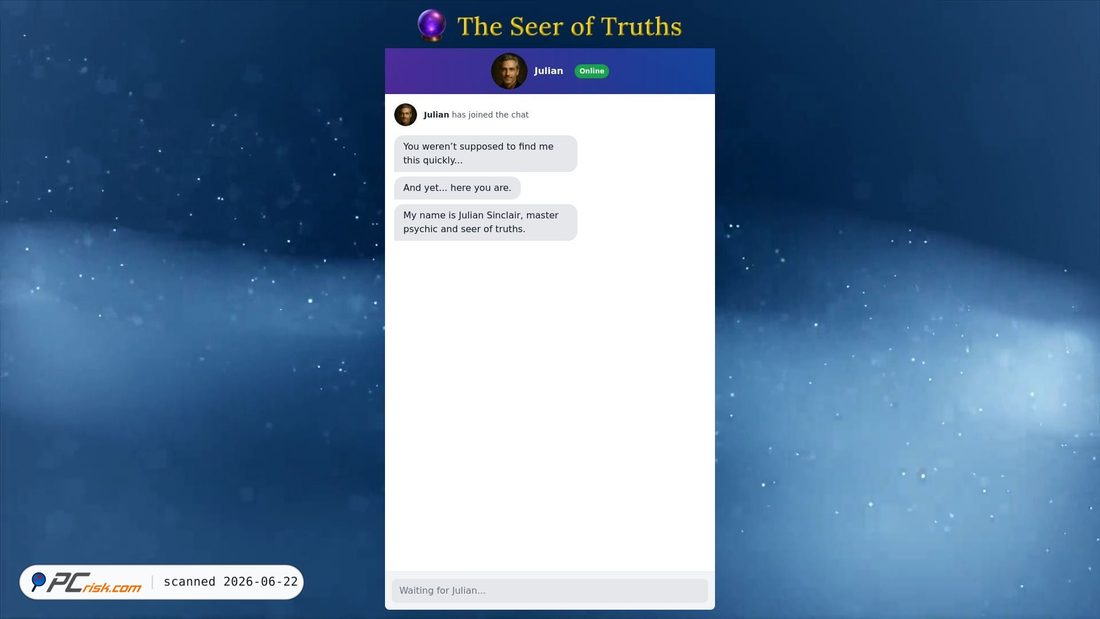 Screenshot of theseeroftruths.com