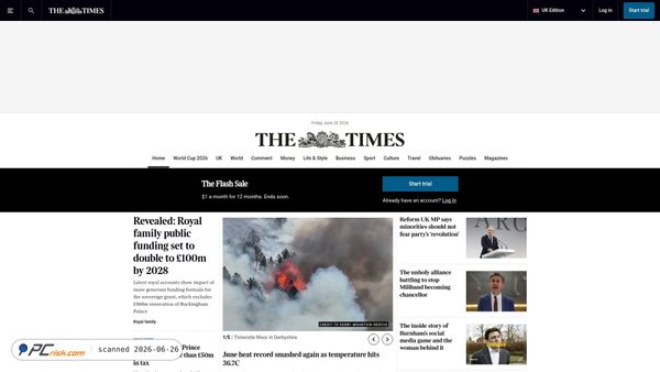 thetimes.com screenshot