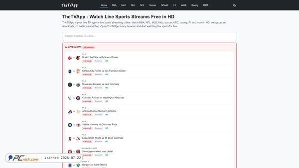 thetvapptv.com screenshot