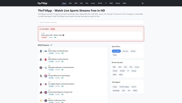 thetvapptv.com screenshot