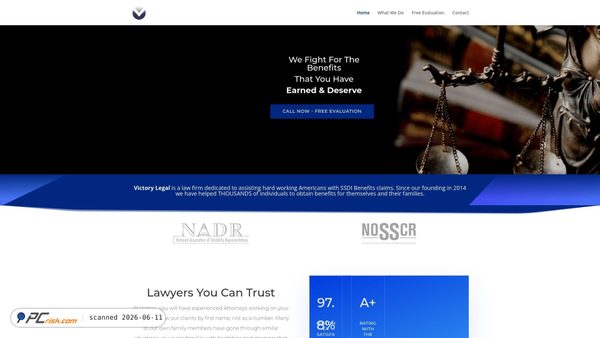 thevictorylawfirm.com screenshot