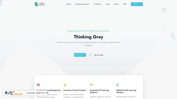 thinkinggrey.com screenshot