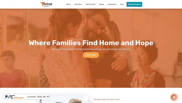 thrivechurchdaphne.com screenshot