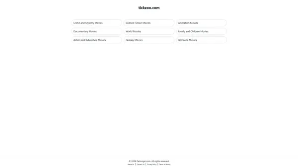 tickzoo.com screenshot