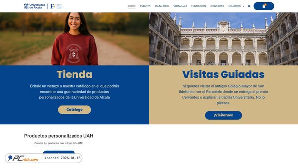 tiendauah.es screenshot