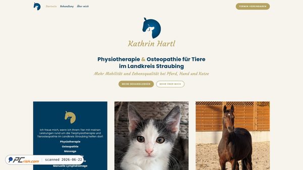 tierphysio-kathrinhartl.de screenshot