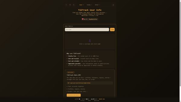 Captura de tiktok.einzzcookie.org