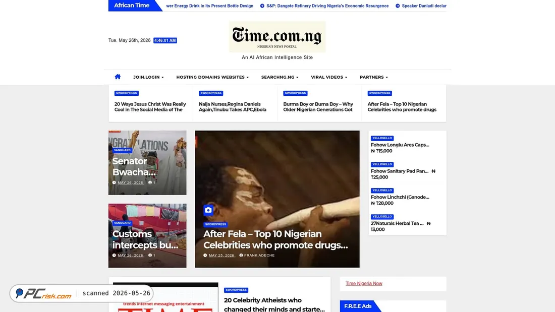 Screenshot of time.i.ng