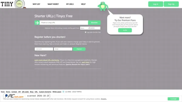 tiny.cc Screenshot