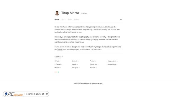 tirup.in screenshot
