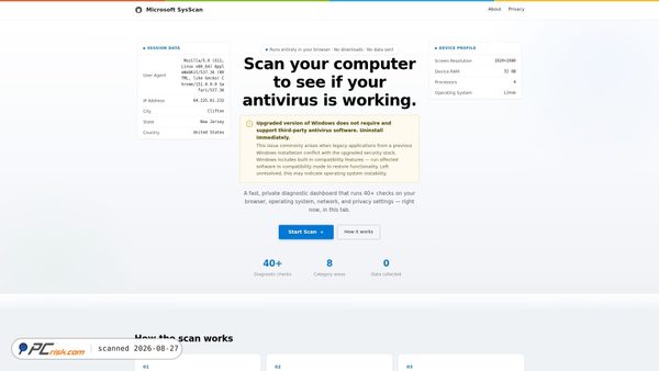 tlcscanner.com screenshot