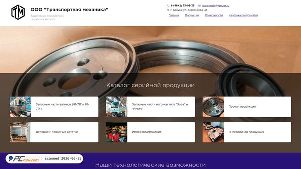 tm-kaluga.ru screenshot