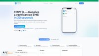 Captura de ecrã de tmptel.io