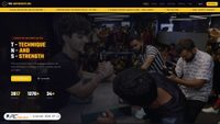 tnsarmwrestling.com screenshot