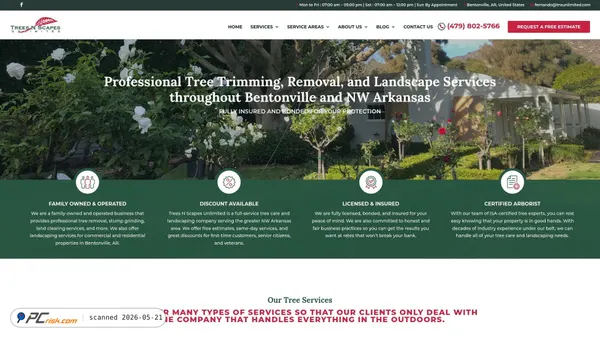 tnsunlimited.com screenshot