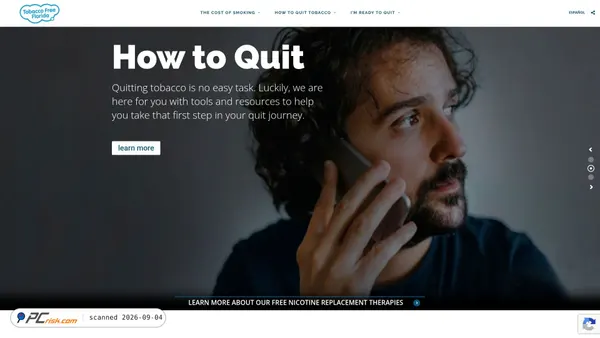 tobaccofreeflorida.com Screenshot