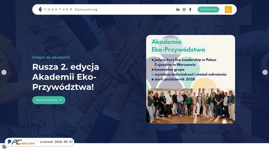 Screenshot von togetherconsulting.pl