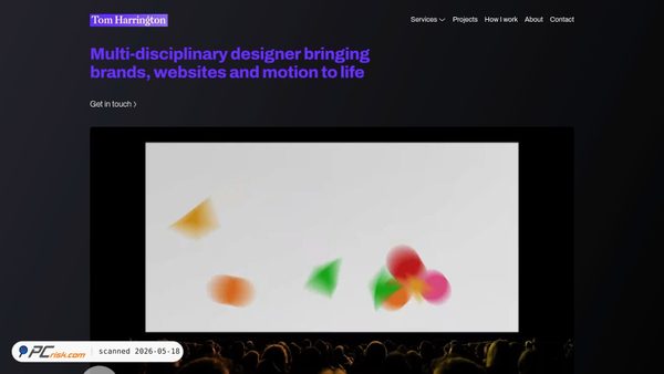 tomharrington.co.uk screenshot