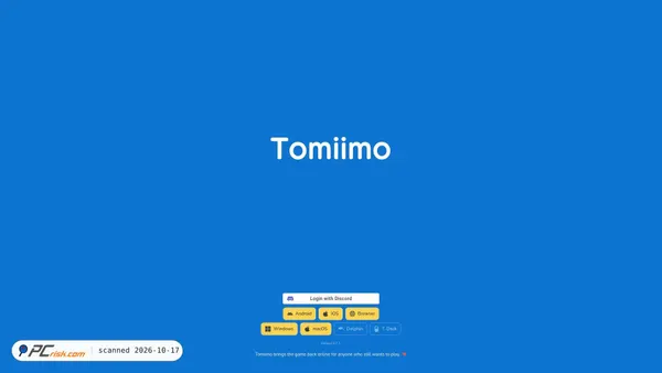tomiimo.online screenshot