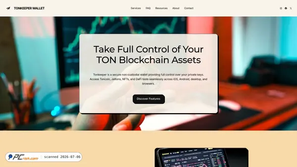 ton-keeper.org screenshot