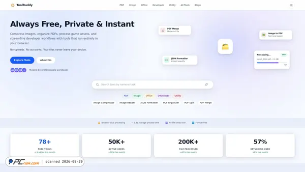 toolbuddy.io screenshot