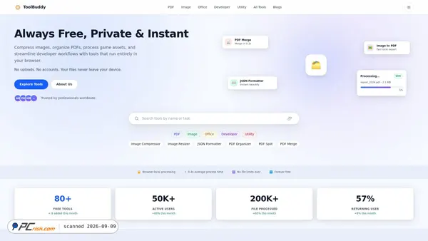 toolbuddy.io Screenshot