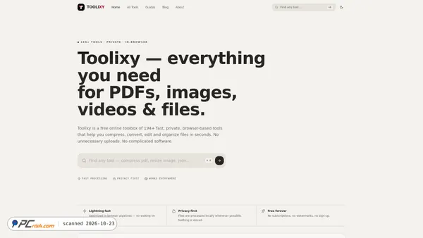 toolixy.online screenshot