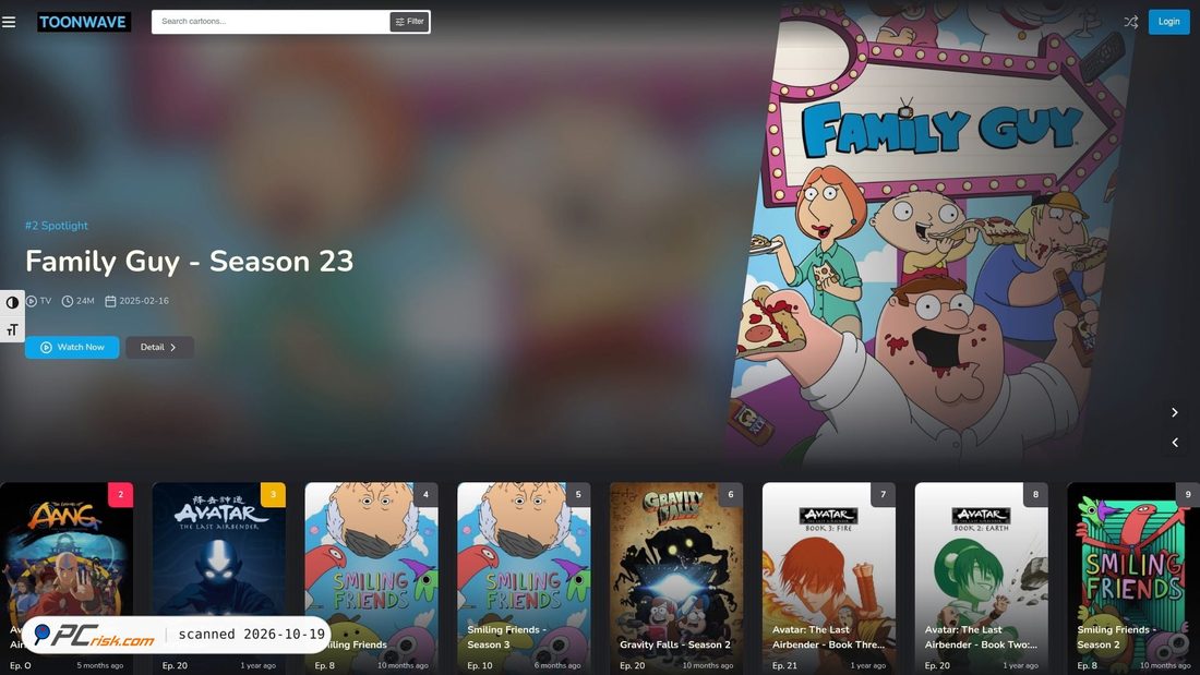 Screenshot di toonwave.to