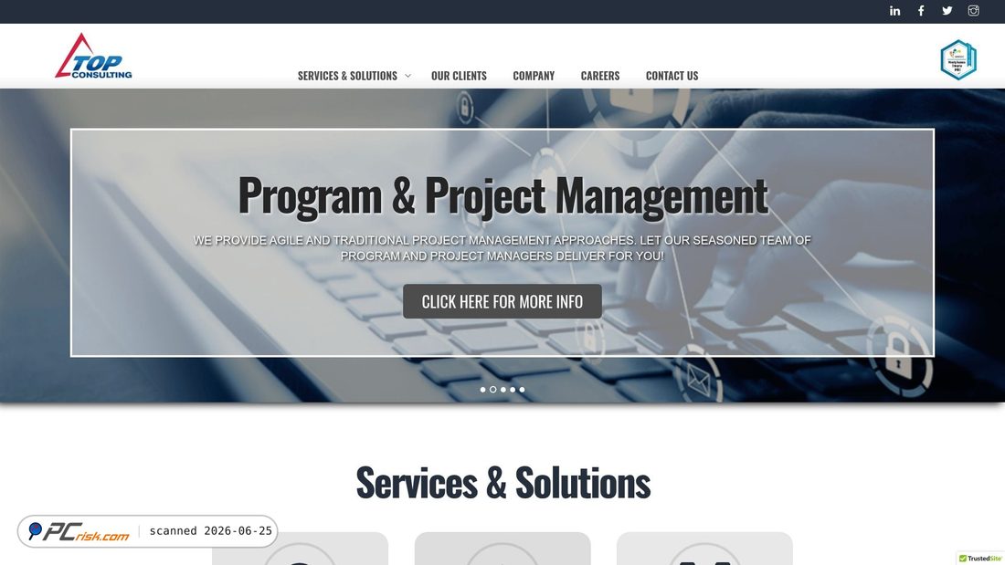 Screenshot of topconsultinginc.com
