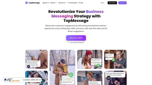 topmessage.com screenshot