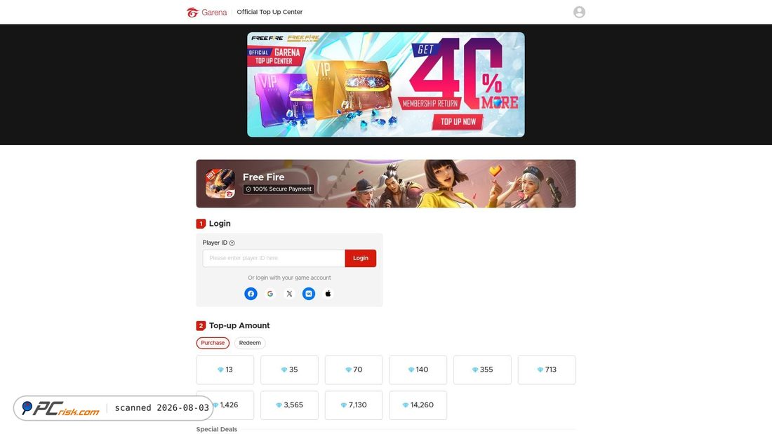Screenshot of topup.pk