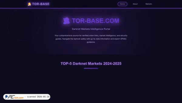 tor-base.com screenshot