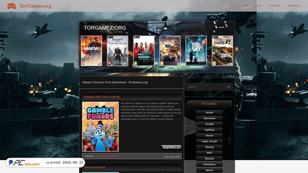 torgamez.org screenshot