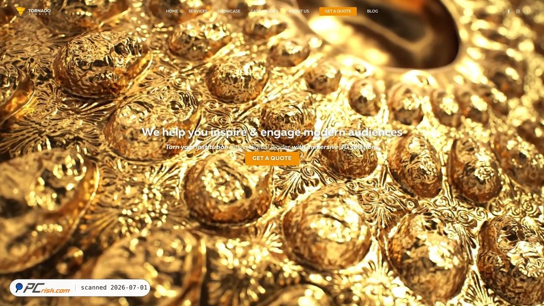 Screenshot of tornado-studios.com