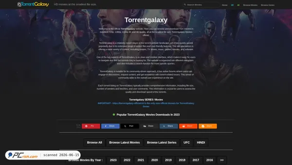 torrentgalaxy-official.is screenshot