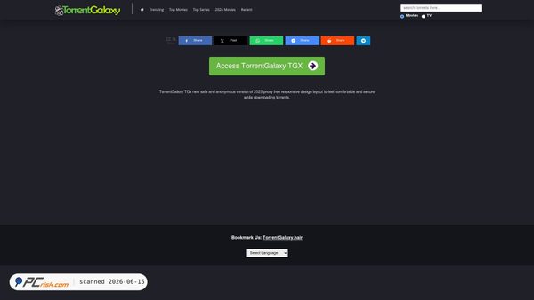 torrentgalaxy.hair screenshot