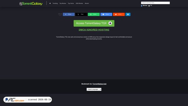 torrentgalaxy.hair screenshot